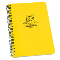 Side-Spiral Notebook, Soft Cover, Yellow, 64 Pages, 4-5/8" W x 7" L Groupe Generik