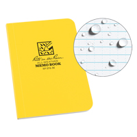 Memo Book, Soft Cover, Yellow, 112 Pages, 3-1/2" W x 5" L Groupe Generik
