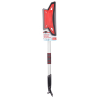 Balai &agrave; neige anti&eacute;gratignures, T&eacute;lescopique, lame Mousse de CAV/E, 52" Longueur, Rouge Groupe Generik