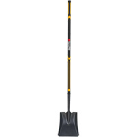Pelle carr&eacute;e Pro, Fibre de verre, Lame Acier durci, Manche en Droit, Longueur 48" Groupe Generik