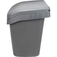 Bacs d'entreposage pour sel & sable, Avec Moraillon, 21" x 27" x 26", 4,24 pi³, Gris Groupe Generik