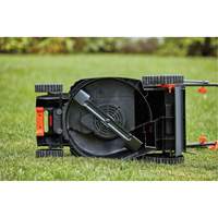 Lawn Mower with Comfort Grip Handle, Push Walk-Behind, Electric, 15" Cutting Width Groupe Generik