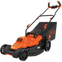 Lawn Mower with Comfort Grip Handle, Push Walk-Behind, Electric, 17" Cutting Width Groupe Generik