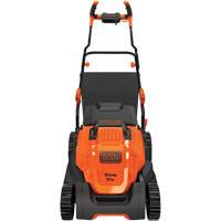 Lawn Mower with Comfort Grip Handle, Push Walk-Behind, Electric, 17" Cutting Width Groupe Generik
