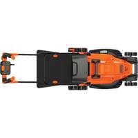 Lawn Mower with Comfort Grip Handle, Push Walk-Behind, Electric, 17" Cutting Width Groupe Generik