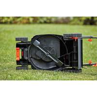 Lawn Mower with Comfort Grip Handle, Push Walk-Behind, Electric, 17" Cutting Width Groupe Generik