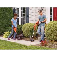 Max* String Trimmer/Edger & Hard Surface Sweeper Combo Kit, 10", Battery Powered, 20 V Groupe Generik