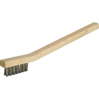 Small Cleaning Industrial-Duty Scratch Brush, Stainless Steel, 3 x 7 Wire Rows, 7-3/4" Long Groupe Generik
