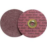 Scotch-Brite Roloc Surface Conditioning Disc, 2" Dia., Medium Grit, Aluminum Oxide Groupe Generik