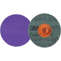 Disque en fibre Roloc Cubitron 3, 4" dia., Grain 60+, C&eacute;ramique Groupe Generik