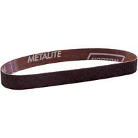 Courroie de ponçage en tissu Metalite, 3/4" la x 20-1/2" lo, Oxyde d'aluminium, Grain 120 Groupe Generik