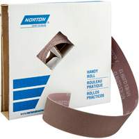 Rouleaux pour l'atelier Metalite K225, Oxyde d'aluminium, 1-1/2" la x 150' lo, Grain P50-X Groupe Generik