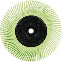 Scotch-Brite Type A Precision Radial Bristle Brush PN-RB with Adapter, Ceramic, 50+ Grit, 6" Dia. Groupe Generik