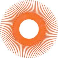 Scotch-Brite Type C Precision Radial Bristle Brush PN-RB without Adapter, Ceramic, 80+ Grit, 7-5/8" Dia. Groupe Generik