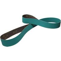 Courroie de ponçage en tissu, 3/4" la x 18" lo, Alumine de zirconium, Grain 40 Groupe Generik