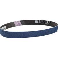 Courroie abrasive en tissu Bluefire, 3/4" la x 18" lo, Alumine de zirconium, Grain 120 Groupe Generik