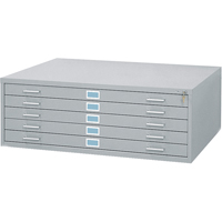 Classeurs en acier pour plans, 5 Tiroirs, 46-3/8" la x 35-3/8" p x 16-1/2" h Groupe Generik