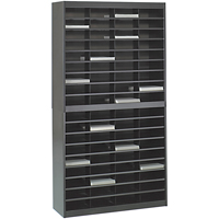 Heavy-duty Literature Organizers, Stationary, 72 Slots, Steel, 37-1/2" W x 12-3/4" D x 71" H Groupe Generik