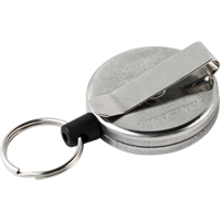 Original Self Retracting Reels #485-HDK, Chrome, 48" Cable, Belt Clip Attachment Groupe Generik