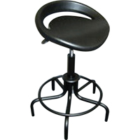 Tabouret surdimensionn&eacute; de s&eacute;rie 6000, Stationnaire, Ajustable Hauteur, Capacit&eacute; 250 lb Groupe Generik