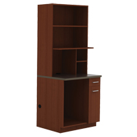 Armoire modulaire, M&eacute;lamine, 39" h x 36" la x 25" P, Acajou Groupe Generik