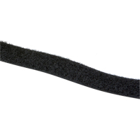 Ruban d'attaches, Boucle, 25 vg x 1", Cousu, Noir Groupe Generik