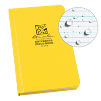 Bound Book, Hard Cover, Yellow, 160 Pages, 4-5/8" W x 7-1/4" L Groupe Generik