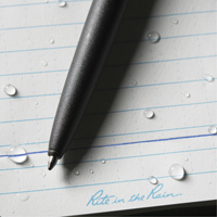 All-Weather Metal Pen, Blue, 0.8 mm, Retractable Groupe Generik