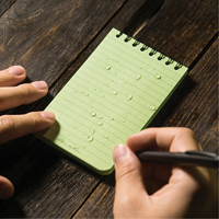Pocket Top-Spiral Notebook, Soft Cover, Green, 100 Pages, 3" W x 5" L Groupe Generik