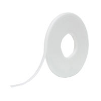 One-Wrap&reg; Fastener Tape, Hook & Loop, 25 yds x 1/2", Self-Grip, White Groupe Generik