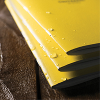 Notebook, Soft Cover, Yellow, 48 Pages, 4-5/8" W x 7" L Groupe Generik