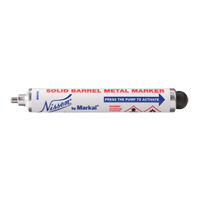 Nissen&reg; Solid Barrel Metal Marker, Liquid, White Groupe Generik