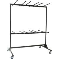 Double-Sided Folding Chair Caddy Groupe Generik