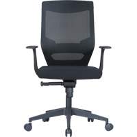 Activ Series Synchro-Tilt Office Chair, Fabric/Mesh, Black, 275 lbs. Capacity Groupe Generik