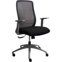 Era Series Adjustable Office Chair, Fabric/Mesh, Black, 275 lbs. Capacity Groupe Generik