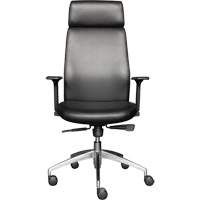 Activ Series High Back Executive Chair, Polyurethane/Vinyl, Black, 275 lbs. Capacity Groupe Generik