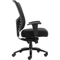 Chaise &agrave; dossier haut avec m&eacute;canisme &agrave; basculement synchronis&eacute; robuste Raven 400, Mailles, Noir, Capacit&eacute; 400 lb Groupe Generik