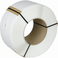 Strapping, Polypropylene, 3/8" W x 12900' L, White, Machine Grade Groupe Generik