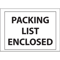 Packing List Envelopes, 4" L x 5" W, Backloading Style Groupe Generik