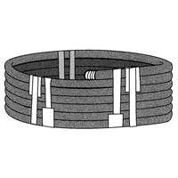 Ruban extensible, &eacute;paisseur 6 mils, 38,1 mm (1-1/2") x 55 m (180')  Groupe Generik