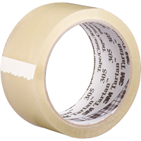 Tartan 305 Box Sealing Tape, Acrylic Adhesive, 1.6 mil, 48 mm (2") x 100 m (328') Groupe Generik