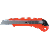 Couteau professionnel ATK300, 18 mm, Acier au carbone, Prise en Plastique Groupe Generik
