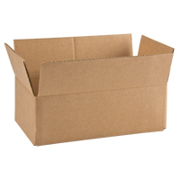 Boîte en carton ondul&eacute;, 12" lo x 6" la x 4" h, ondulations C Groupe Generik