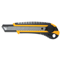 Couteau ATK800, 25 mm, Acier au carbone, Robuste, Prise en Caoutchouc Groupe Generik