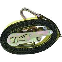 Tendeurs d'arrimage &agrave; cliquet, Crochet en J, 2" , 16' , Charge d'utilisation max. 10 000 lb Groupe Generik