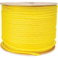 3/8" Braided Yellow Rope, Polypropylene, 630' Groupe Generik