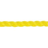 3/8" Braided Yellow Rope, Polypropylene, 630' Groupe Generik