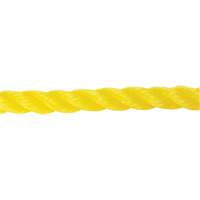 5/8" Braided Yellow Rope, Polypropylene, 200' Groupe Generik
