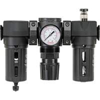 Filter, Regulator & Lubricator Modulair 300 with Manual Drain & Standard Bowl, 3/8" NPTF Groupe Generik