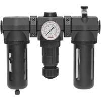 Filter, Regulator & Lubricator Modulair 400 with Manual Drain & Standard Bowl, 3/4" NPTF Groupe Generik